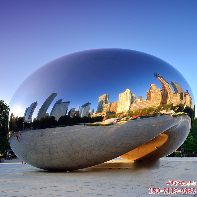 大型廣場(chǎng)鏡面球形景觀雕塑