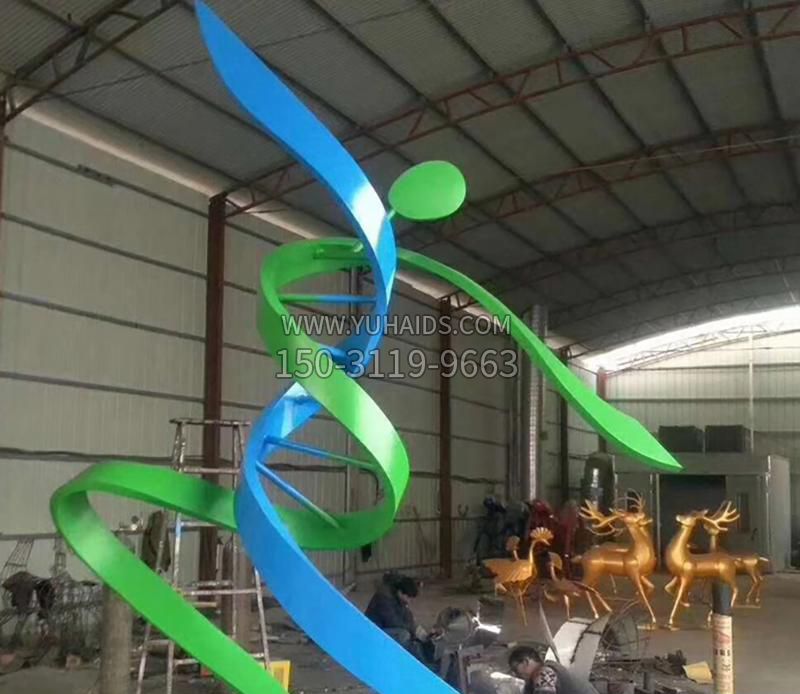 廣場彩色不銹鋼人物舞蹈雕塑 廣場彩色不銹鋼人物舞蹈雕塑