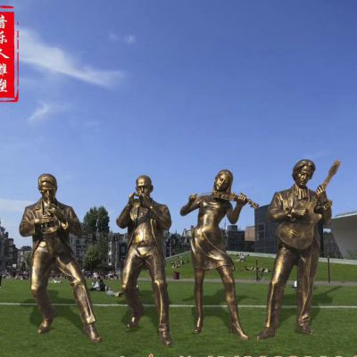 銅雕聽音樂人物的作用是啥？