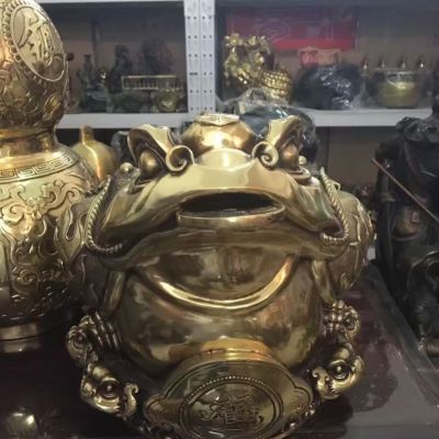 廣場金蟾銅雕的作用是啥？