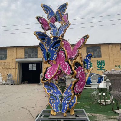 戶外大型彩繪蝴蝶公園景觀有什么寓意？