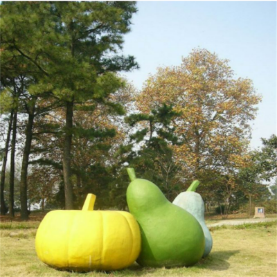 玻璃鋼仿真瓜果，仿真南瓜擺件