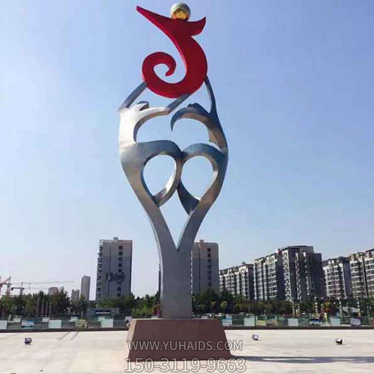 戶(hù)外廣場(chǎng)不銹鋼創(chuàng)意園林大型景觀(guān)擺件雕塑