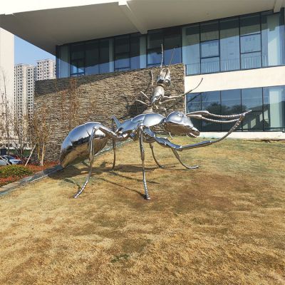 不銹鋼螞蟻，大型螞蟻昆蟲擺件