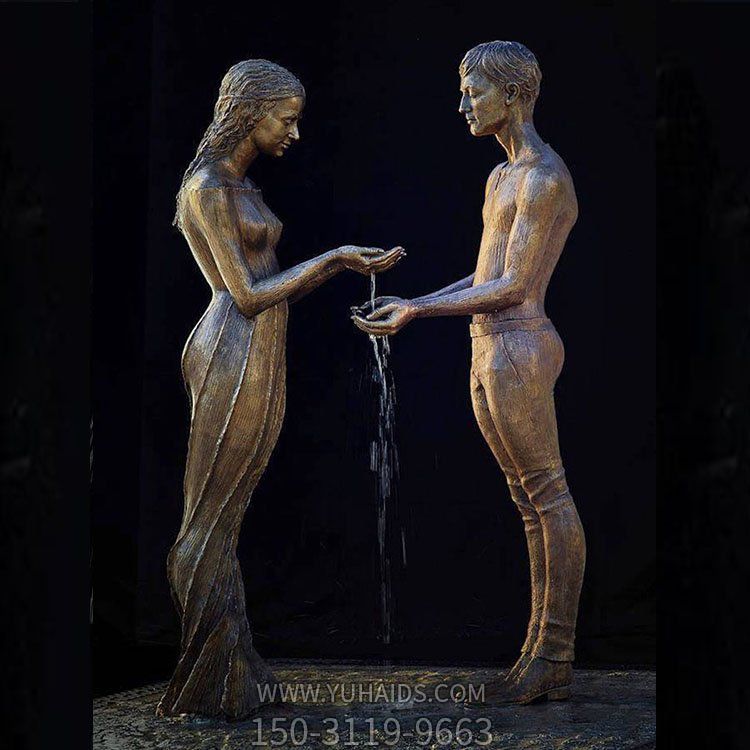 公園戶(hù)外銅的戶(hù)外園林景觀人物雕塑