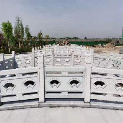 景區(qū)公園大型大理石石雕欄桿欄板雕塑