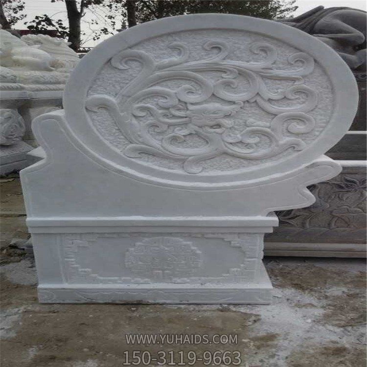 大理石石雕庭院飯店門口門墩抱鼓石雕塑