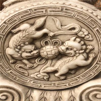 漢白玉仿古門墩細(xì)節(jié)展示圖