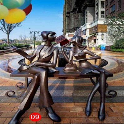 玻璃鋼戶外園林商場(chǎng)門(mén)口休息的人物 景觀 嗎 