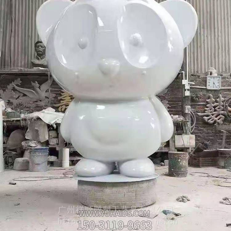 商場(chǎng)景區(qū)擺放玻璃鋼卡通動(dòng)物雕塑  