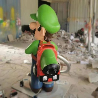 玻璃鋼彩繪園林商場超級(jí)瑪麗