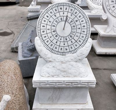 戶(hù)外景區(qū)大型石雕大理石日晷雕塑