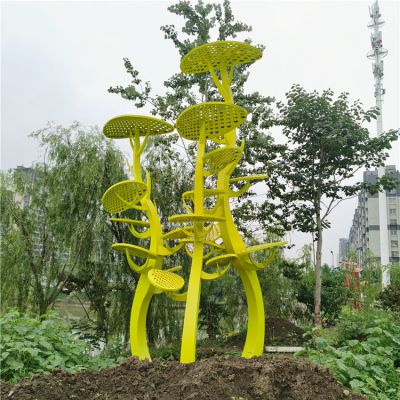 不銹鋼抽象樹(shù)，網(wǎng)狀樹(shù)葉樹(shù)冠