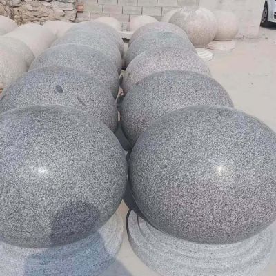花崗巖石球，阻車石墩子