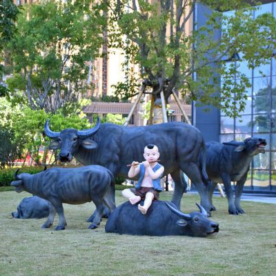 玻璃鋼仿真水牛，樣式多尺寸全，可定制