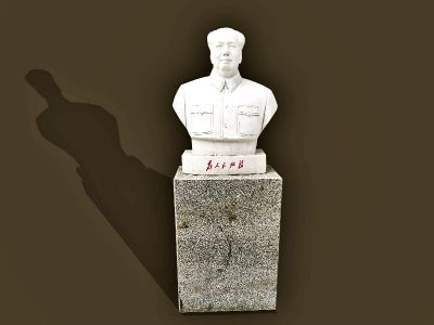 園林景區(qū)大理石石雕主席毛澤雕塑