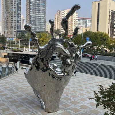 海浪浪花擺件，城市街道創(chuàng)意雕塑