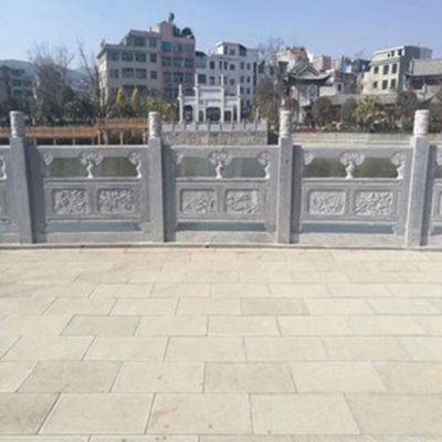 大理石石雕戶(hù)外園林景觀欄桿欄板雕塑