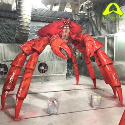 樹脂大型卡通烏賊 螃蟹擺件海洋動(dòng)物主題樂(lè)園定制