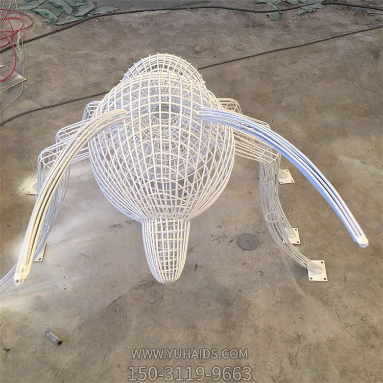 戶(hù)外公園大型不銹鋼金屬鏤空抽象螞蟻雕塑