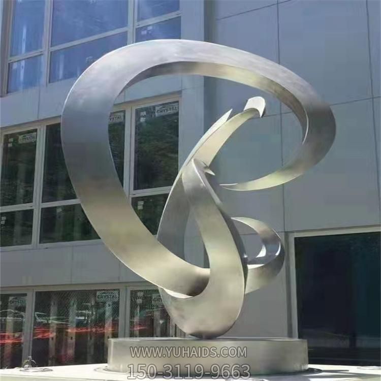 廣場不銹鋼異性標(biāo)志景觀雕塑