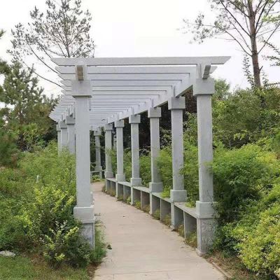 大理石石雕架子，長(zhǎng)廊