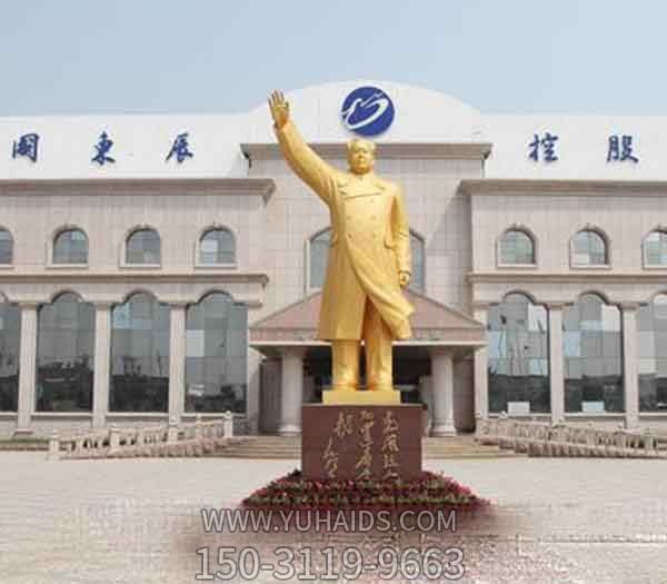 毛澤東雕塑-企業(yè)純金打造世界偉大領袖毛澤雕塑