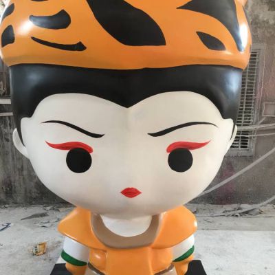 玻璃鋼彩繪戶(hù)外園林景觀(guān)卡通人物雕塑