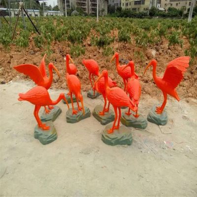 仿真白鷺假山室外景觀雕塑有什么寓意？