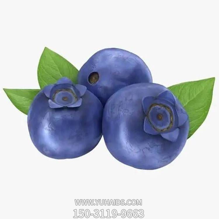 藍(lán)莓，玻璃鋼仿真果蔬雕塑