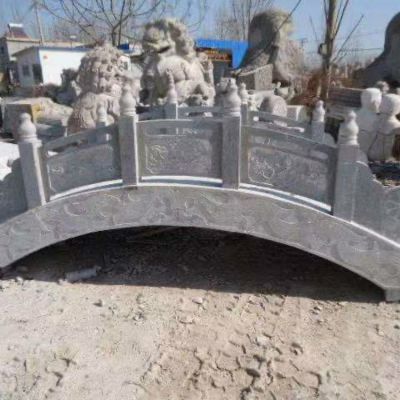 青石天然石雕庭院觀景小石拱橋園林戶(hù)外擺件