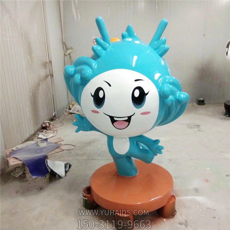 游樂(lè)場(chǎng)幼兒園玻璃鋼卡通公仔雕塑