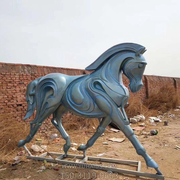 城市廣場玻璃鋼大型動物景觀雕塑