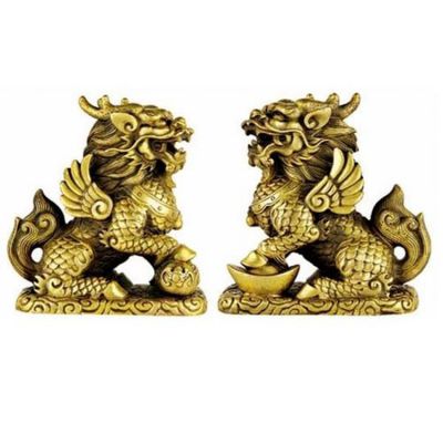 公園創(chuàng)意不銹鋼浮雕貔貅雕塑