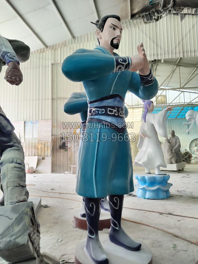 玻璃鋼李靖（哪吒的爸爸）雕塑