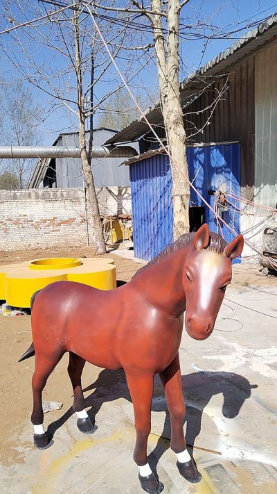 玻璃鋼仿真小仲馬雕塑