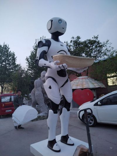 機(jī)器人玻璃鋼雕塑