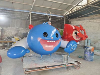 玻璃鋼卡通門(mén)頭大型雕塑