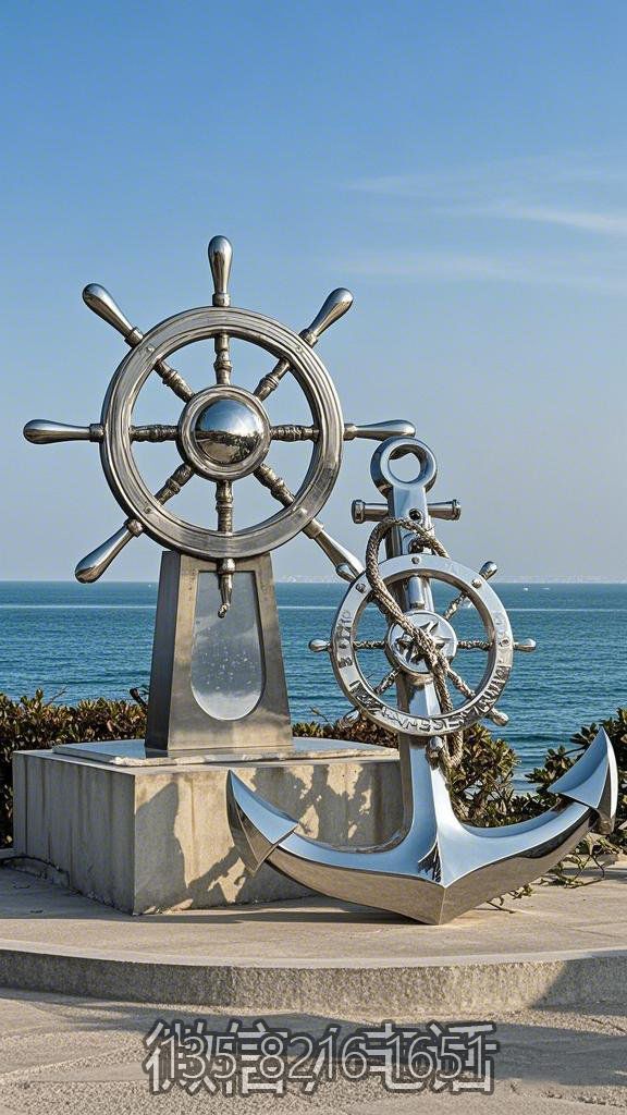 不銹鋼船錨和船舵