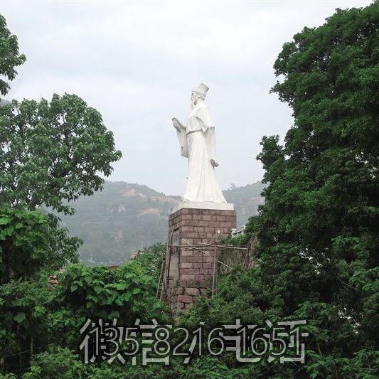 歷史名人山水詩(shī)派鼻祖漢白玉謝靈運(yùn)景區(qū)景觀石雕塑像