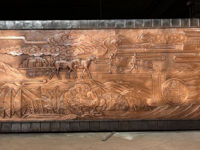 中國傳統(tǒng)文化浮雕壁畫裝飾墻