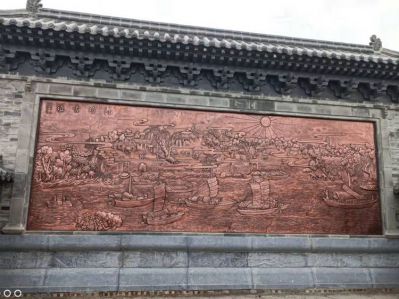 油坊古鎮(zhèn)紫銅鍛造浮雕壁畫