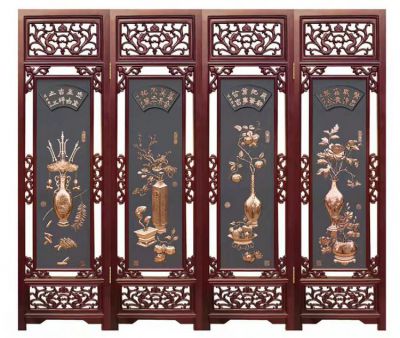 紫銅浮雕屏風(fēng)