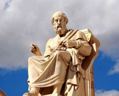 名人景觀擺件城市景觀石雕柏拉圖雕塑