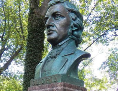 園林戶外青銅西方著名音樂家肖邦雕塑