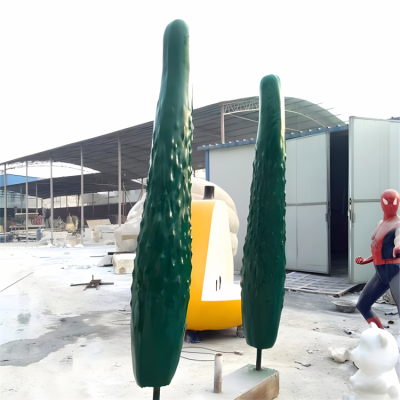 玻璃鋼仿真黃瓜雕塑