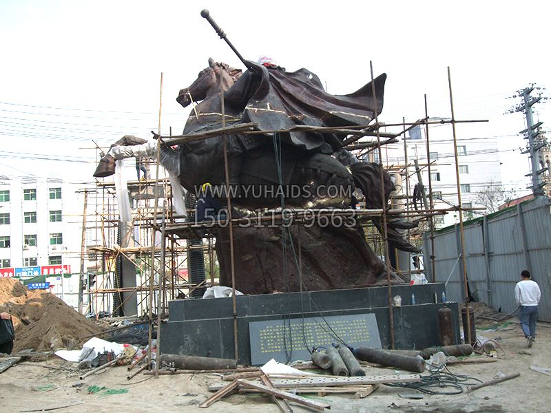 山西運(yùn)城關(guān)王廟關(guān)公主雕塑拼裝焊接完成效果 山西運(yùn)城關(guān)王廟關(guān)公主雕塑拼裝焊接完成效果